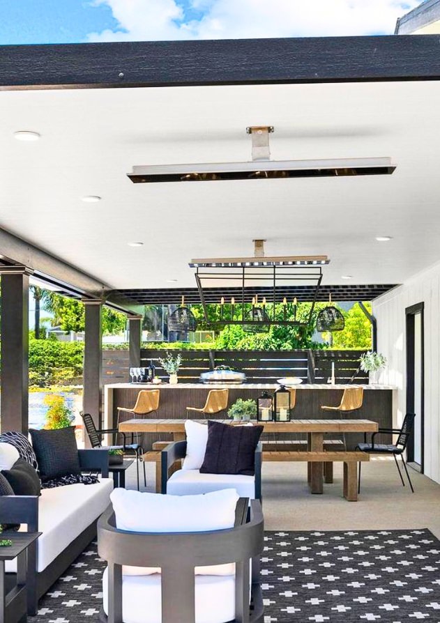 Outdoor living remodeling project