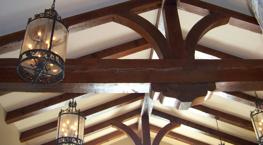 vintage truss beam