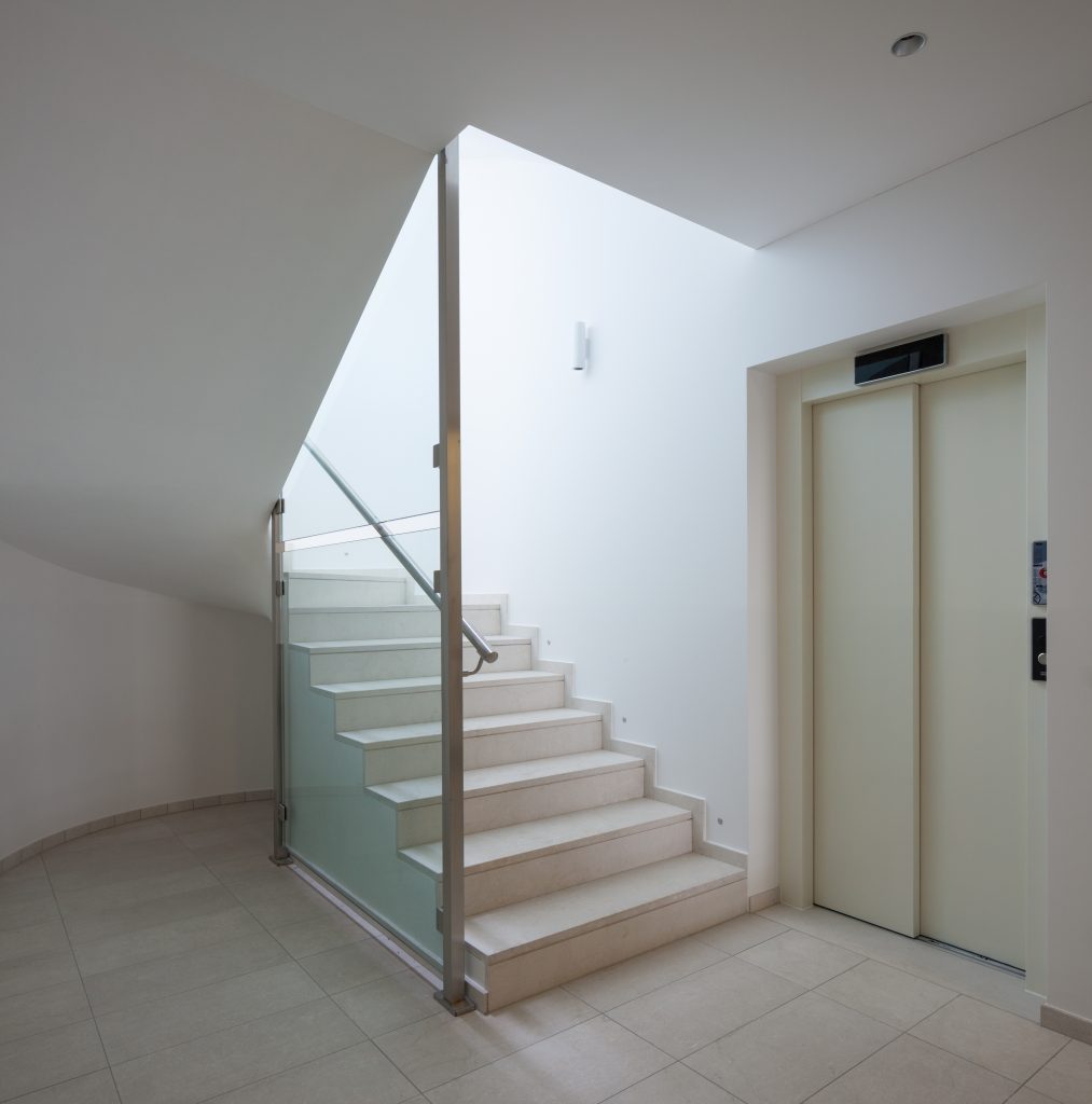 Stairs in a modern apartment