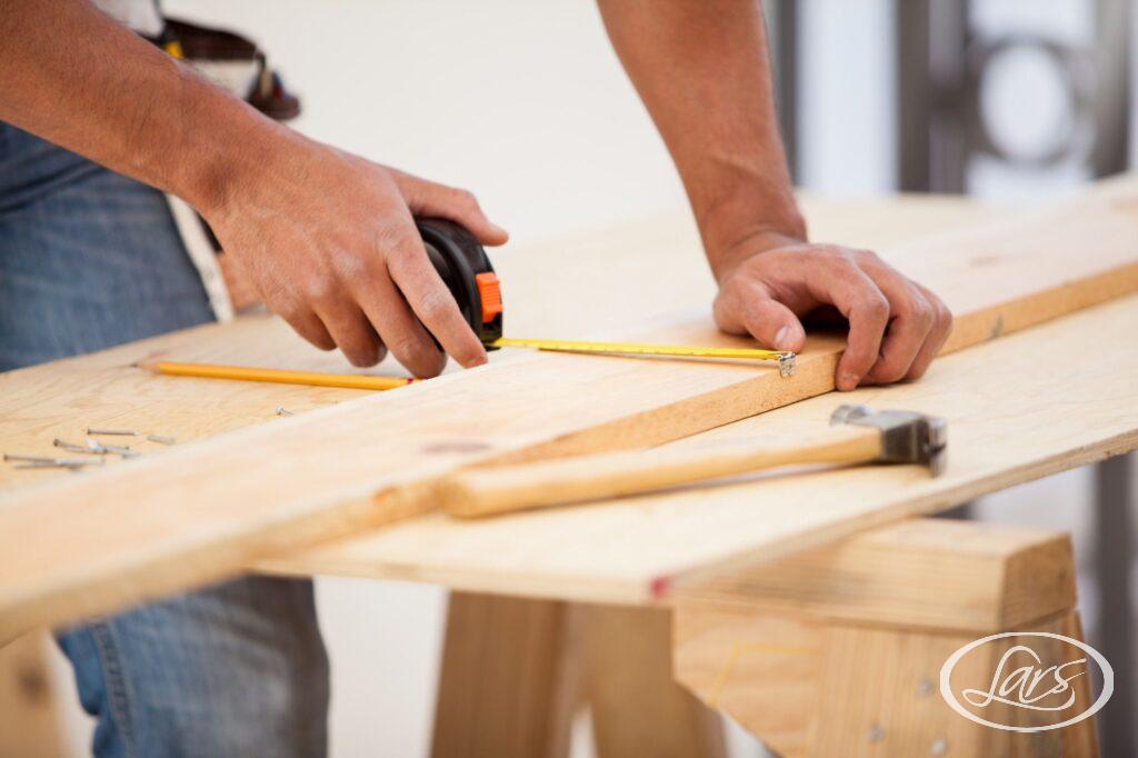 Using a tape measure