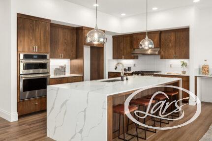 How do I make my kitchen island stand out