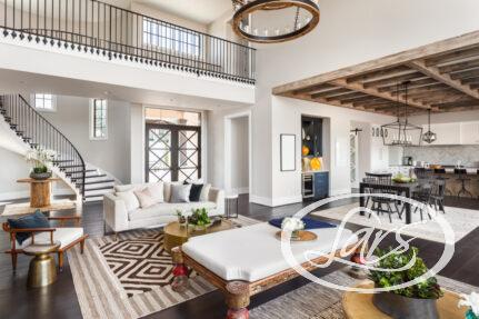 How do you make open floor plans feel cozy