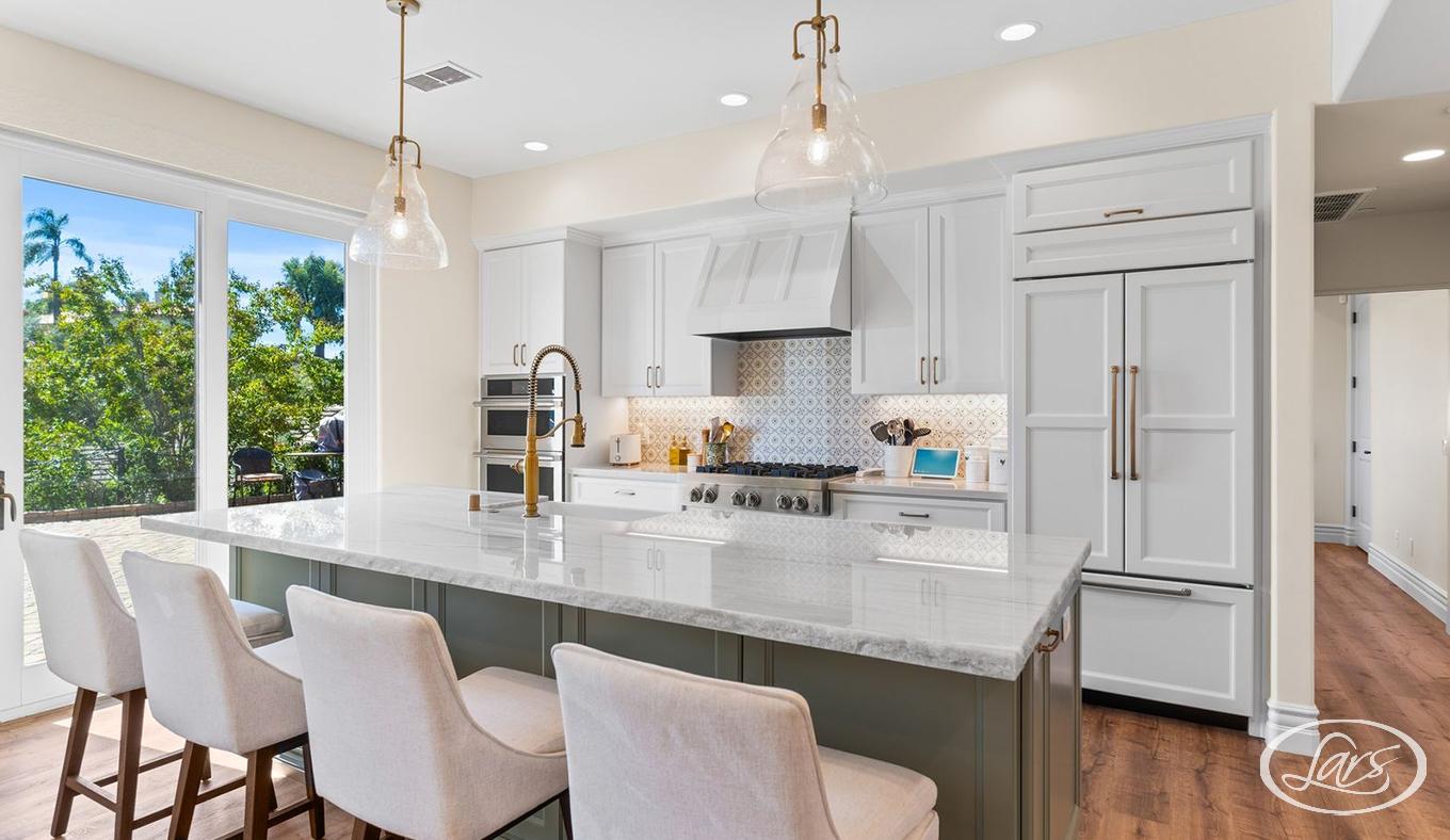 Newly built ADU kitchen in San Diego.