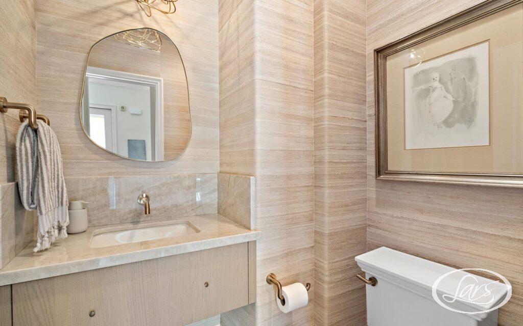 Newly renovated bathroom in San Diego.