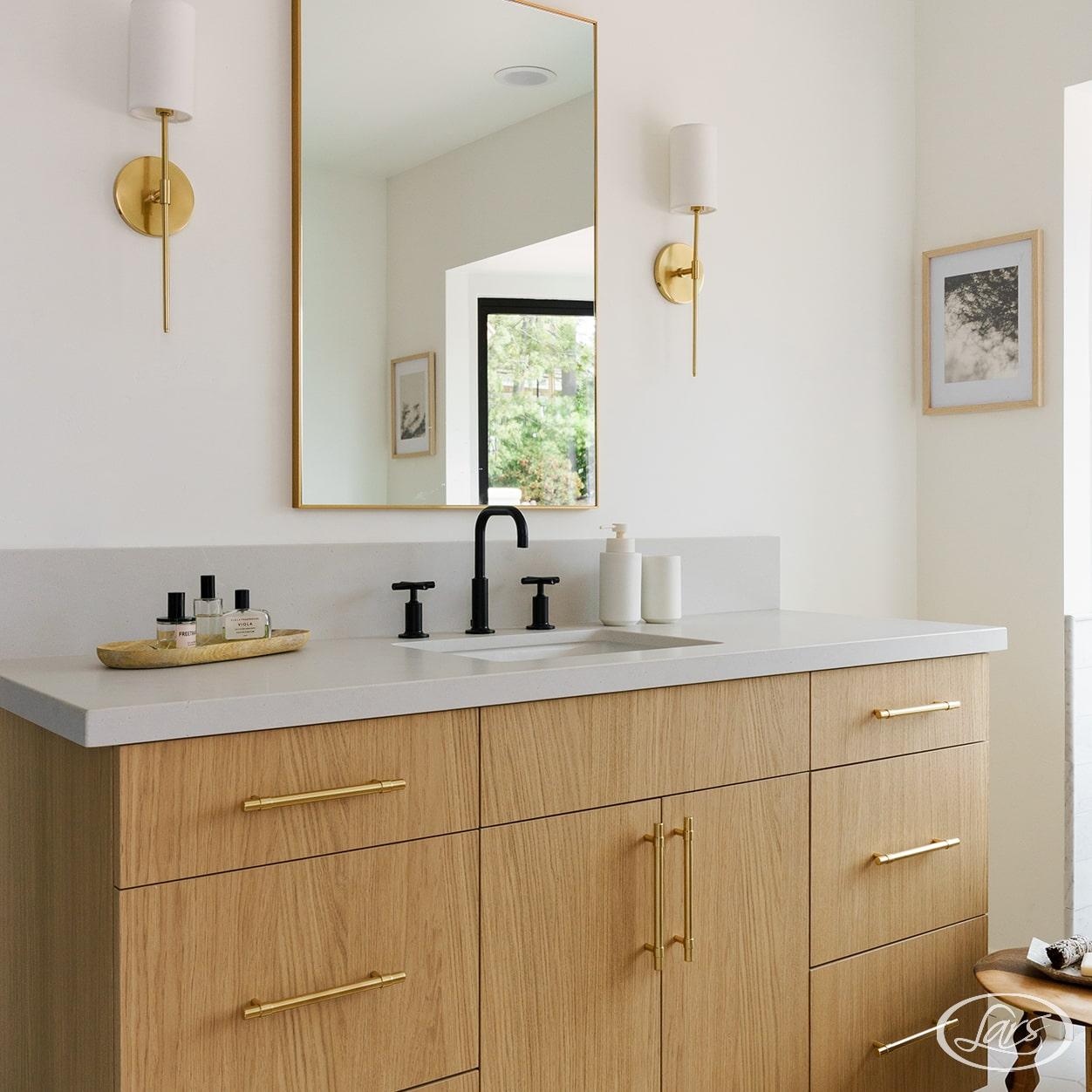 Newly renovated bathroom in San Diego.