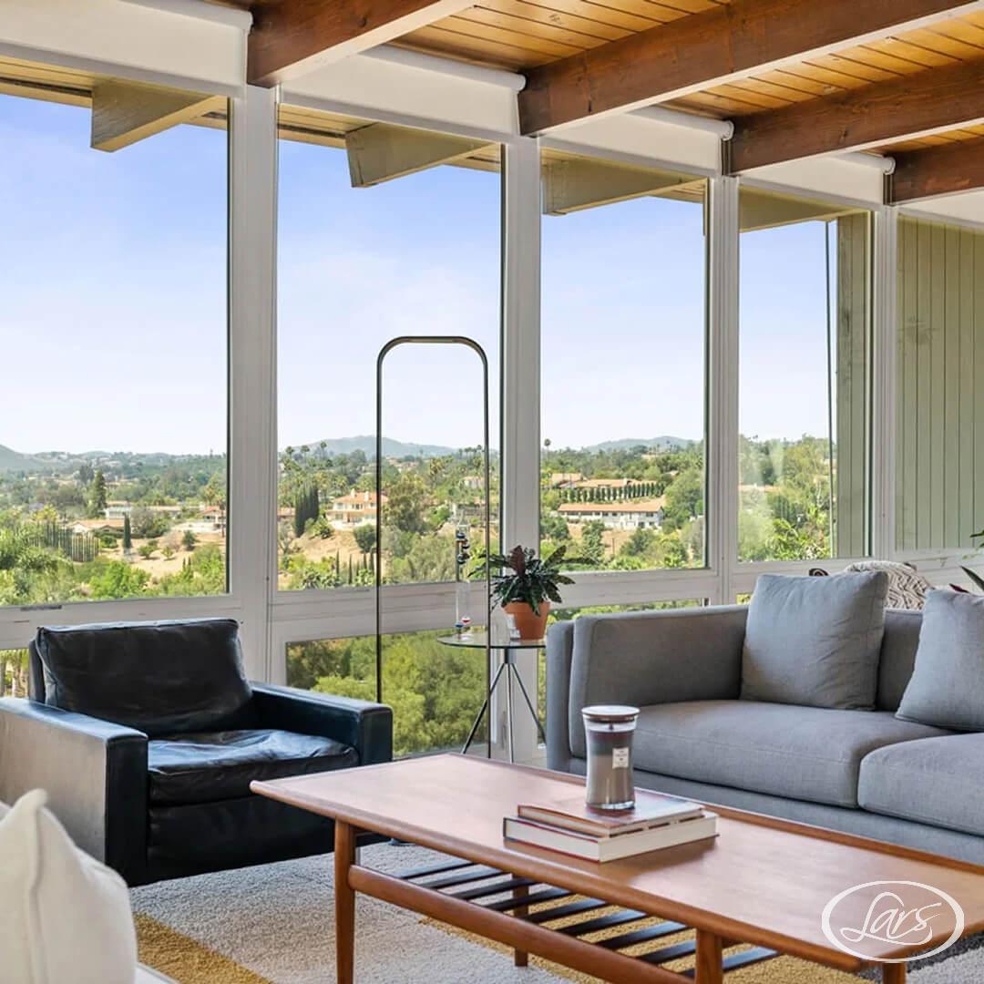 Newly remodeled living room.