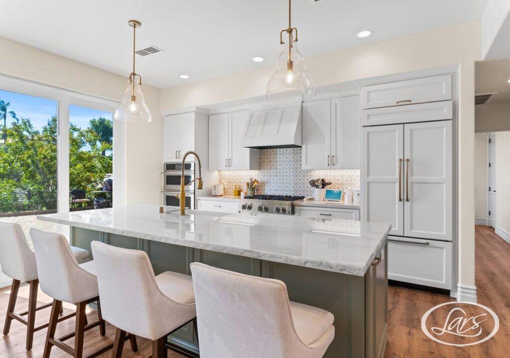 Newly added kitchen in a San Diego home.