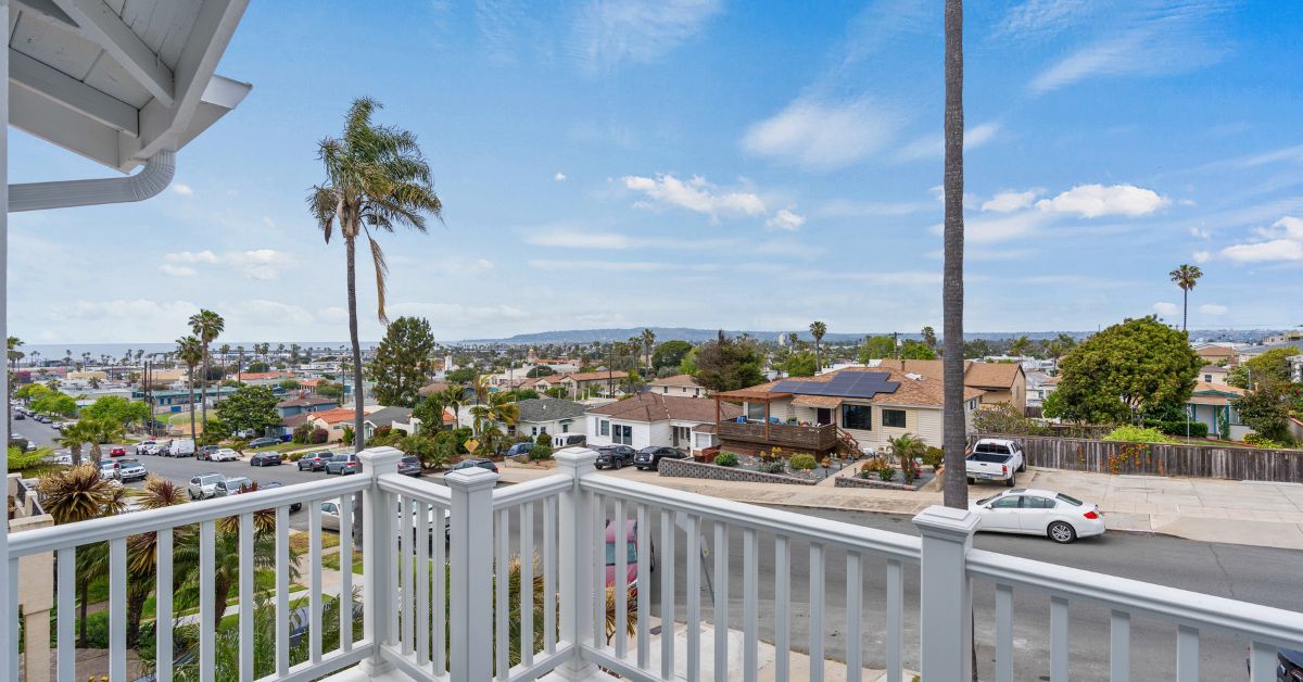 Residential neighborhood view overlooking homes in San Diego County, highlighting the local housing and remodeling market.