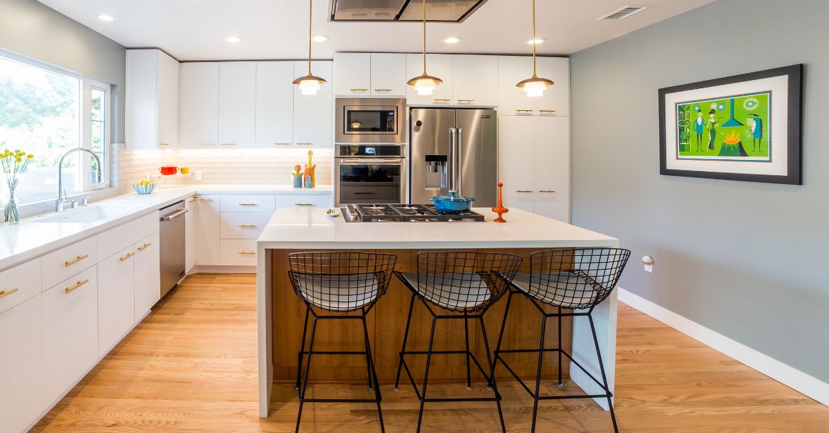 Modern San Diego kitchen remodel with custom cabinetry, integrated design details, and cohesive construction execution