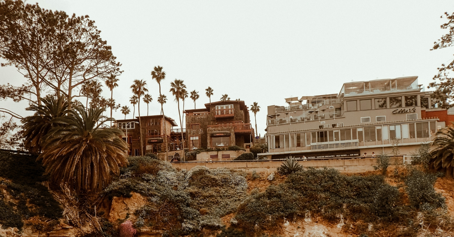 Coastal San Diego neighborhood illustrating site conditions that may affect ADU permitting